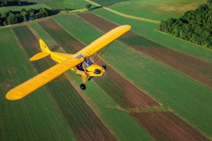 Steve and Sharon Krog of Hartford, WI in their Cub