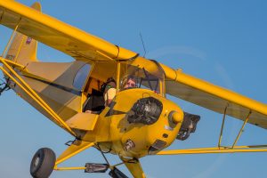 Steve and Sharon Krog of Hartford, WI in their Cub