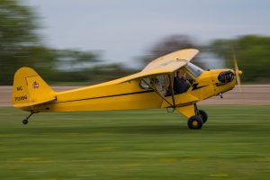 J3 Piper Cub instruction by Steve Krog of CubAir Flight at Hartford, WI airport.