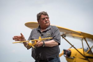 Taildraggers and flight instruction by Steve Krog of CubAir Flight at Hartford, WI airport. For instructor column in Sport Aviation. Erin Brueggen is student.